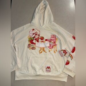 NWT Strawberry Shortcake x Care Bears Collab Hoodie Medium M
